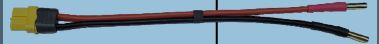 MPS XT60 to 4mm bullet adaptor