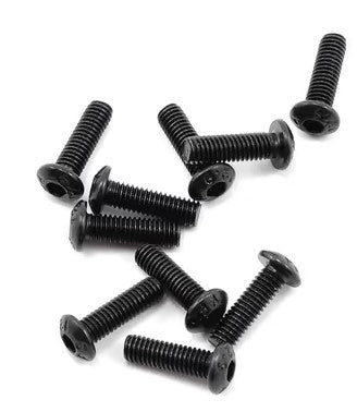 ProTek RC 3x10mm "High Strength" Button Head Screws (10)-PTK-H-3203