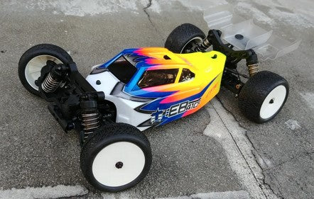 Leadfinger A2 Tactic - Leadfinger A2 Tactic body (clear) w/ 2 wing set for Tekno EB410 2.0 4wd buggy-LFRE3044