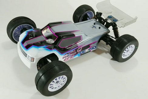 Leadfinger Strife truck body (clear) for Tekno ET410