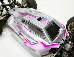 Leadfinger Racing A2.1 Tactic - A2.1 Tactic body (clear) for the TLR 8IGHT-XE Elite-LFRE4060
