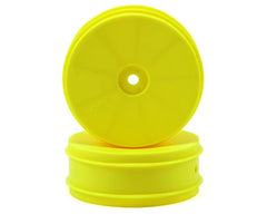 AKA 12mm Hex "EVO" Front Wheels (2) (B6/RB6) (white/yellow)