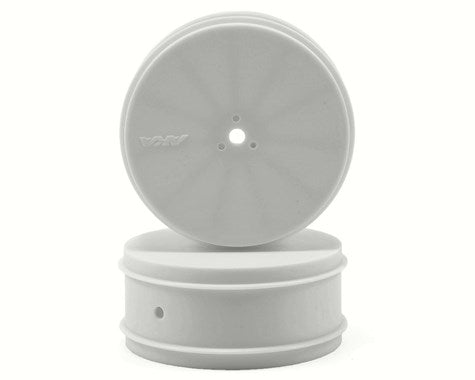 AKA 12mm Hex "EVO" 4WD Front Wheels (2) (22-4/D413) (white/yellow)