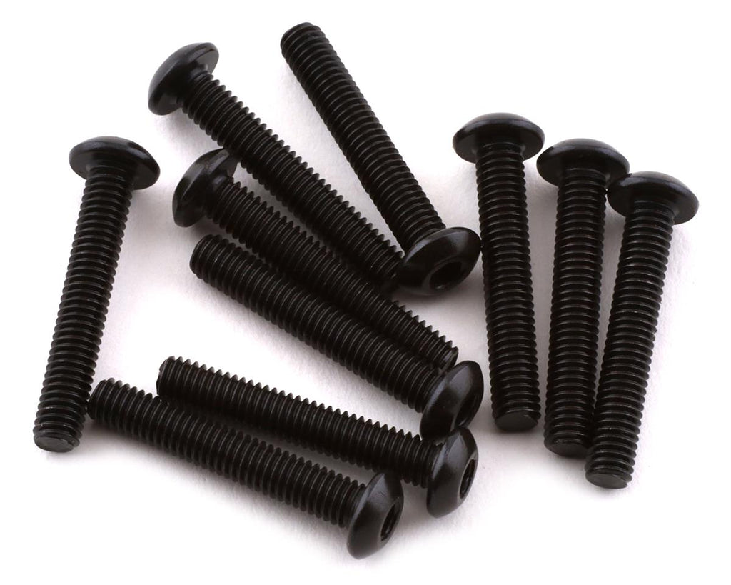 Team Associated 3x18mm Button Head Screws (10)-ASC2308