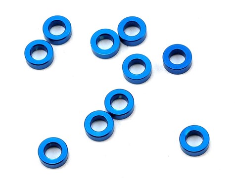 Team Associated 5.5x2.0mm Aluminum Ball Stud Washer (Blue) (10)-ASC31383