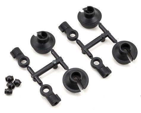Team Associated 20mm Shock Rod End & Spring Cup Set (4)