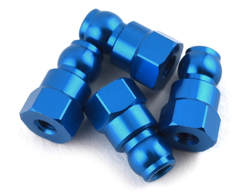 Team Associated RC10B7 10mm Shock Bushing (Blue) (2)-ASC92159.5 *Half set