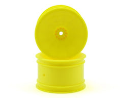 DE Racing 12mm Hex "Speedline" 2.2 1/10 Buggy Rear Wheels (2) (RB6/ZX6) (white/yellow)