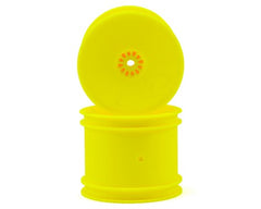 DE Racing 12mm Hex "Speedline" 2.2" 1/10 Stadium Truck Wheel (2) (22T) (Yellow)