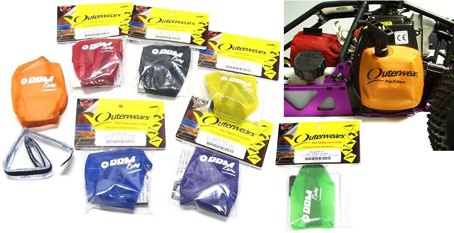 Outerwears R/C Pullstart Pre-Filter - DDM Logo