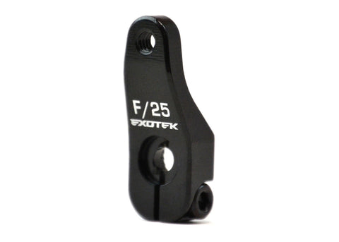 Exotek - TLR 22 Heavy Duty Servo Horn, Clamping, 7075, 25 Tooth (Fuataba/Savox) Spline