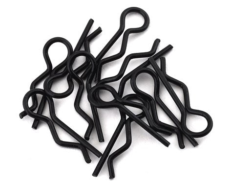 JConcepts Compact Angled Body Clips (10) (Black or Silver)