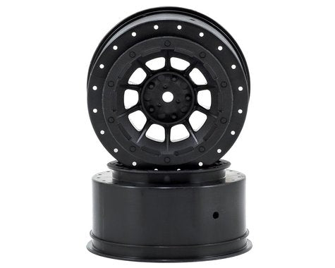 JConcepts 12mm Hex Hazard Short Course Wheels (Black) (2) (Slash)