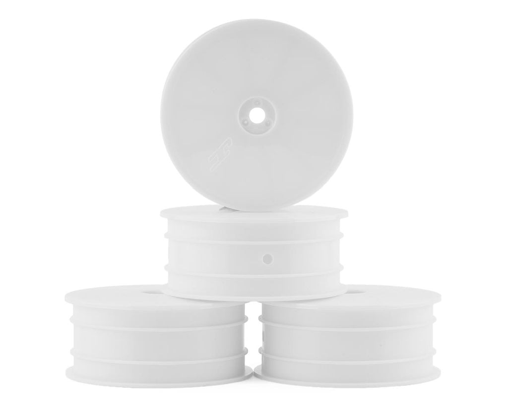 Jconcepts 12mm Hex Mono 2.2 4WD Front Buggy Wheels (4) (White-Yellow)-JCO3353