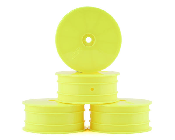 J＊J Jconcepts 12mm Hex Mono 2.2 4WD Front Buggy Wheels (4) (White