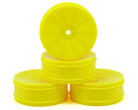 JConcepts 12mm Hex Bullet 60mm Front Wheels (4) (B6/B5/RB6) (Yellow)