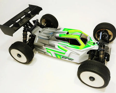 Leadfinger Racing A2.1 Tactic - Tekno EB48 2.0 A2.1 Tactic 1/8 Buggy Body w/Front Wing (Clear)