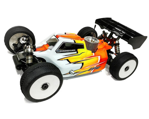 Leadfinger Racing Beretta - HB D819 RS Beretta 1/8 Buggy Body (Clear) (Tekno NB48 2.1 and EB48 2.1)