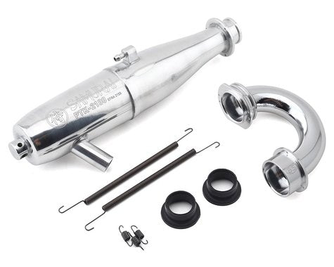 ProTek RC 2100 Tuned Exhaust Pipe w/85mm Manifold (Welded Nipple) (EFRA2155)-PTK-2100SC