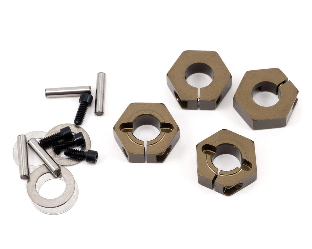 Tekno RC 12mm Aluminum Clamping Wheel Hex Set (4)-TKR5571A
