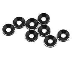1UP Racing 3mm LowPro Countersunk Washers (8)