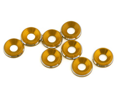 1UP Racing 3mm LowPro Countersunk Washers (8)