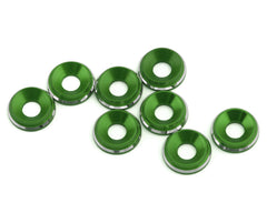 1UP Racing 3mm LowPro Countersunk Washers (8)