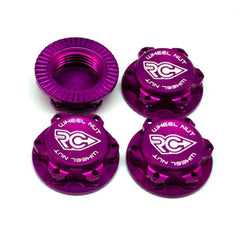 RC-Project 17mm Aluminum Serrated Fine Thread Wheel Nuts (4)-RCPJ-A033