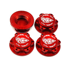RC-Project 17mm Aluminum Serrated Fine Thread Wheel Nuts (4)-RCPJ-A033