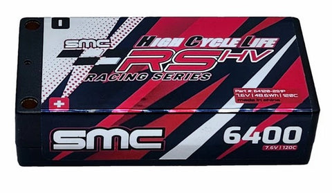 SMC-HCL-RS 7.6V-6400mAh 120C LiHV 5mm Inboard Hardcase-SMC-64120-2S1P