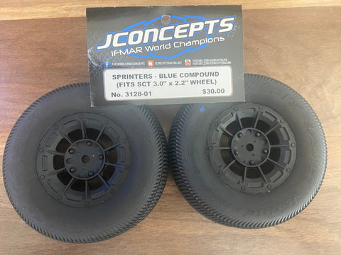 JConcepts Sprinter Short Course Dirt Oval Tires (2) JConcepts Sprinter Short Course Dirt Oval Tires (2) (MRG - Premounted)