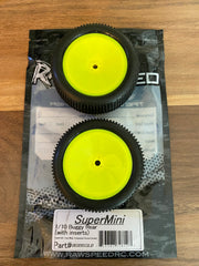 Raw Speed RC Super Mini 2.2" 1/10 Rear Buggy Tires (2) (MRG - Premount)