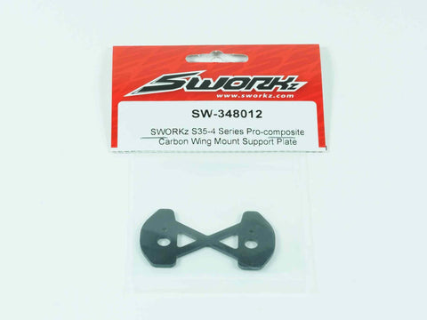 SWORKz Pro-composite Carbon Wing Mount Support Plate-SW348012