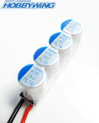 Hobbywing 4 - Capacitors module (E) for 1/8th XR8, Ezrun Max, and Quicrun08BL150