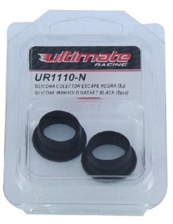 Ultimate Racing Silicone Manifold Gaskets (Black) (2pcs)