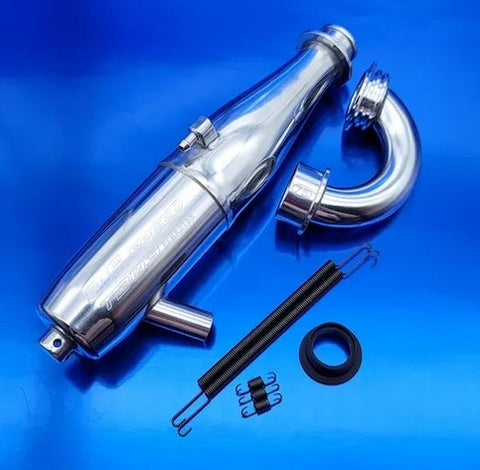 O.S. Speed TB03-2100SC One Piece Tuned Pipe w/(75mm) or (85mm) Manifold Option (EFRA 2155)