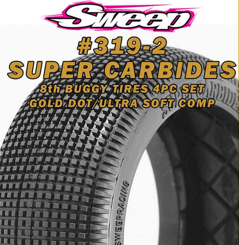Sweep 8th Buggy Super Carbides #319 - Inserts no wheel