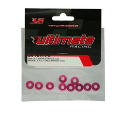 Ultimate Racing 4mm Aluminum Countersunk Washers (10) - Various Colours