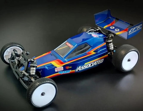 Leadfinger Racing Team Associated RC10B6.3 Retro-Mod 1/10 2WD Buggy Body (Clear)