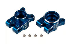 Team Associated RC10B7 Factory Team Aluminum Rear HRC Hub Set (Blue or Black) (2)