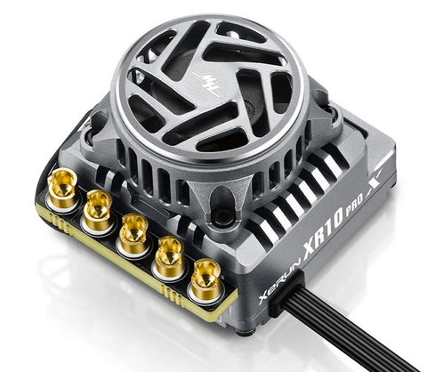 Hobbywing Xerun XR10 Pro G3X Stock Spec 1/10 160A Sensored Brushless ESC (Titanium Grey)