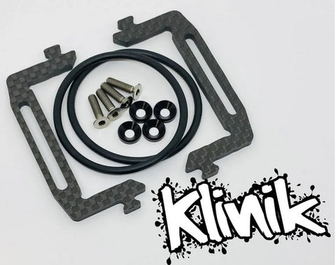 Klinik RC Split Carbon Fiber Battery Cradle RC10B7 - TLR - Xray - Mugen - Yokomo - Sworkz