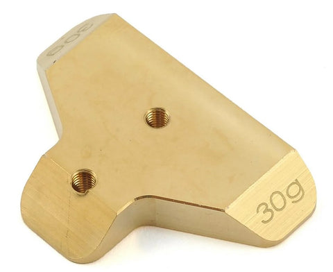 Team Associated RC8B3 Factory Team Brass Chassis Weight (30g)-ASC81406
