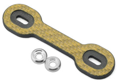 Position 1 RC Universal Carbon Fiber One Piece Wing Button Plate (Carbon)-Various colours