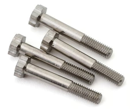 J&T Bearing Co. Premium Mugen/AE Titanium Lower Shock Screw Set (4)-JTB-JT10836