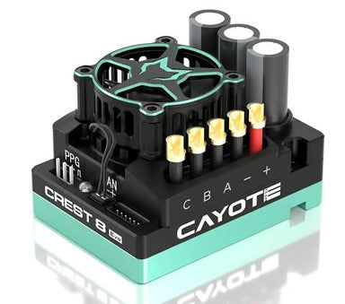 Cayote Crest 8 EVO 1/8 200A Sensored Brushless ESC w/Bluetooth-CYEA10802
