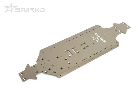 Sparko F8TE Truggy 7075 Aluminum Chassis (Hard Anodizing)-F84064