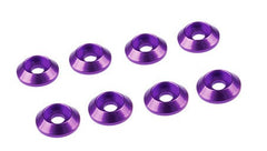 Ultimate Racing 3mm Aluminum Cap Head Cone Washer (8) - Various Colours