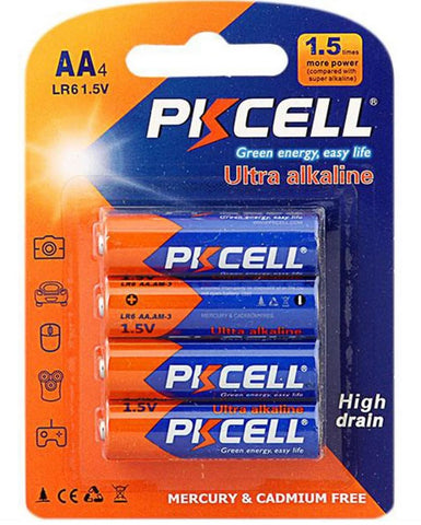PKCell Ultra Alkaline AA Batteries  (Mercury & Cadmium Free)-PKE511225