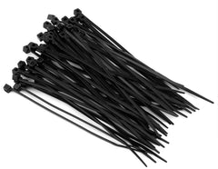 ProTek RC 2x100mm Zip Ties (Black) (50pcs) -PTK-1419